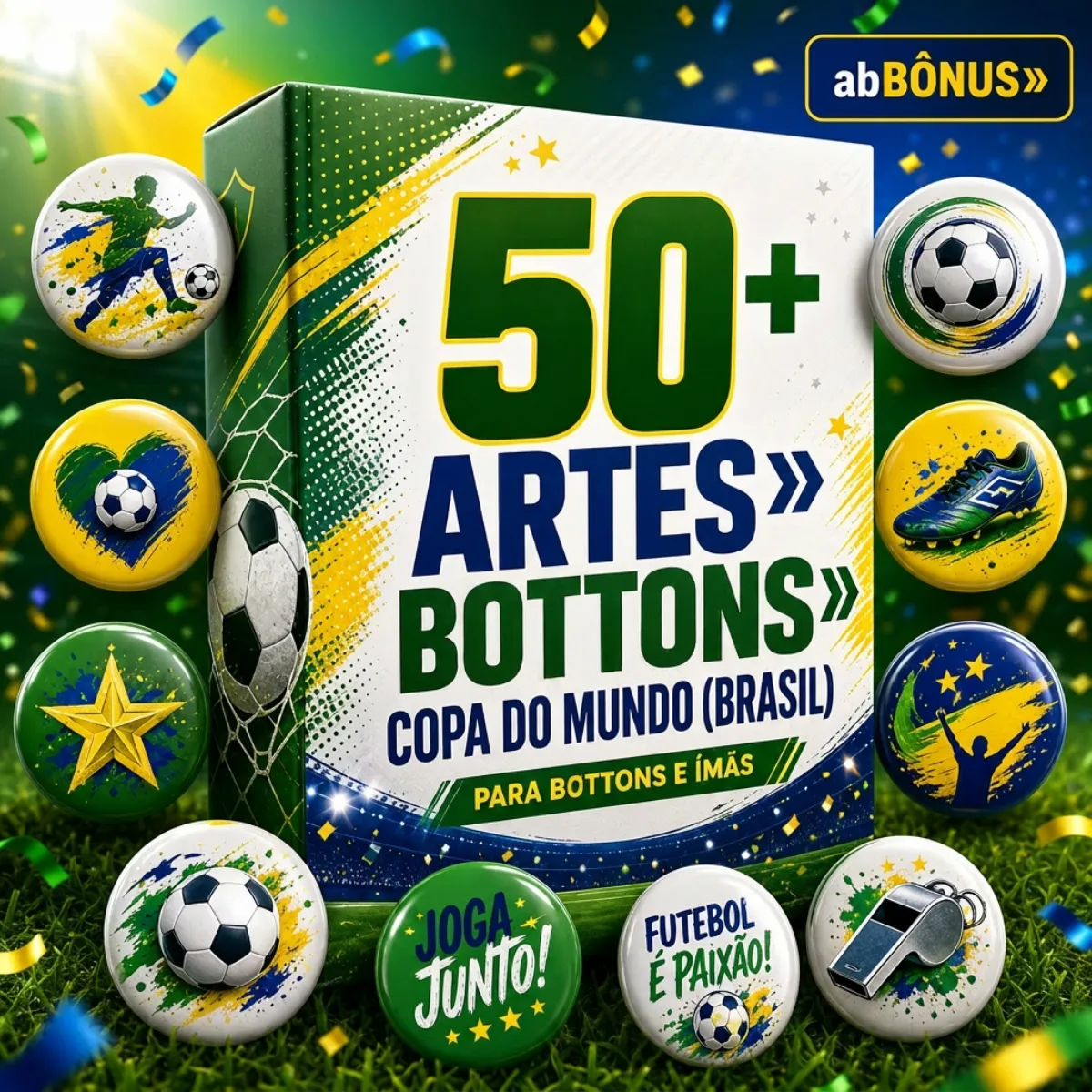 50 Artes Bottons Copa do Mundo