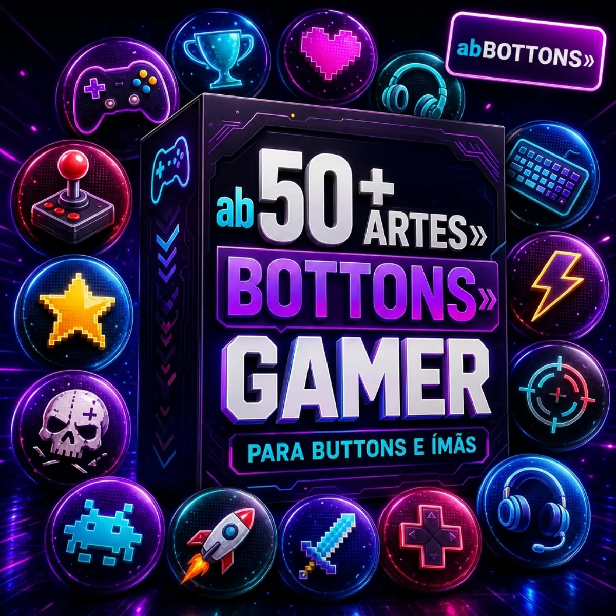 50 Artes Bottons Gamer